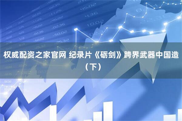 权威配资之家官网 纪录片《砺剑》跨界武器中国造（下）